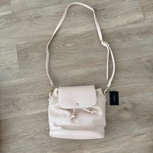 Forever 21 Light Blush Crossbody Bucket Bag
